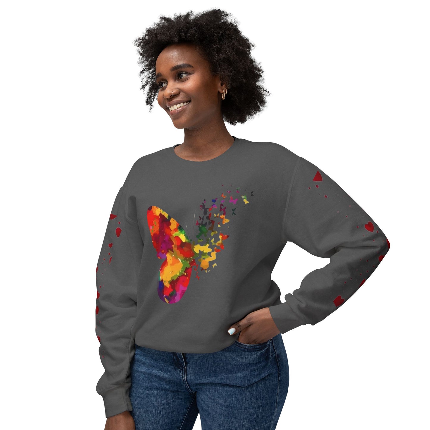 Unisex Lightweight Crewneck Sweatshirt hanorace