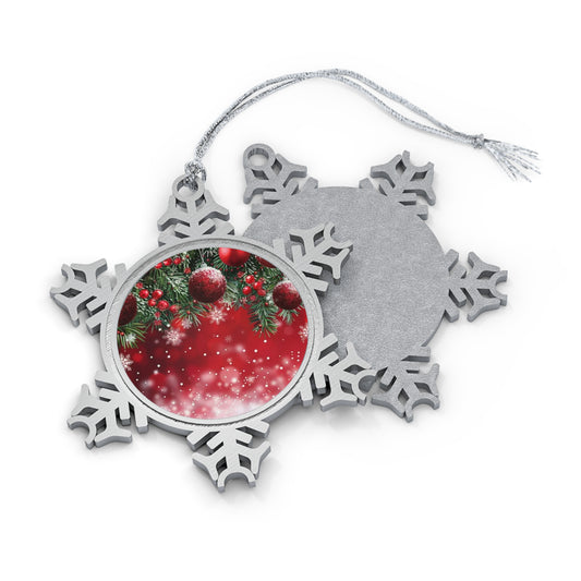 Pewter Snowflake Ornament