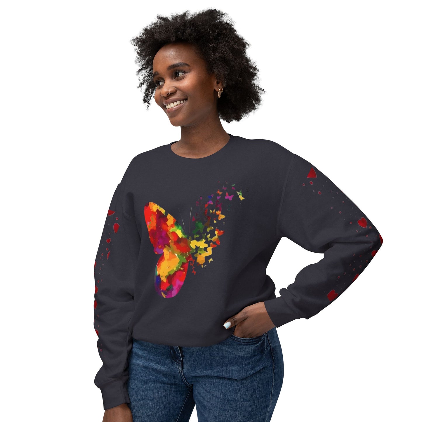 Unisex Lightweight Crewneck Sweatshirt hanorace