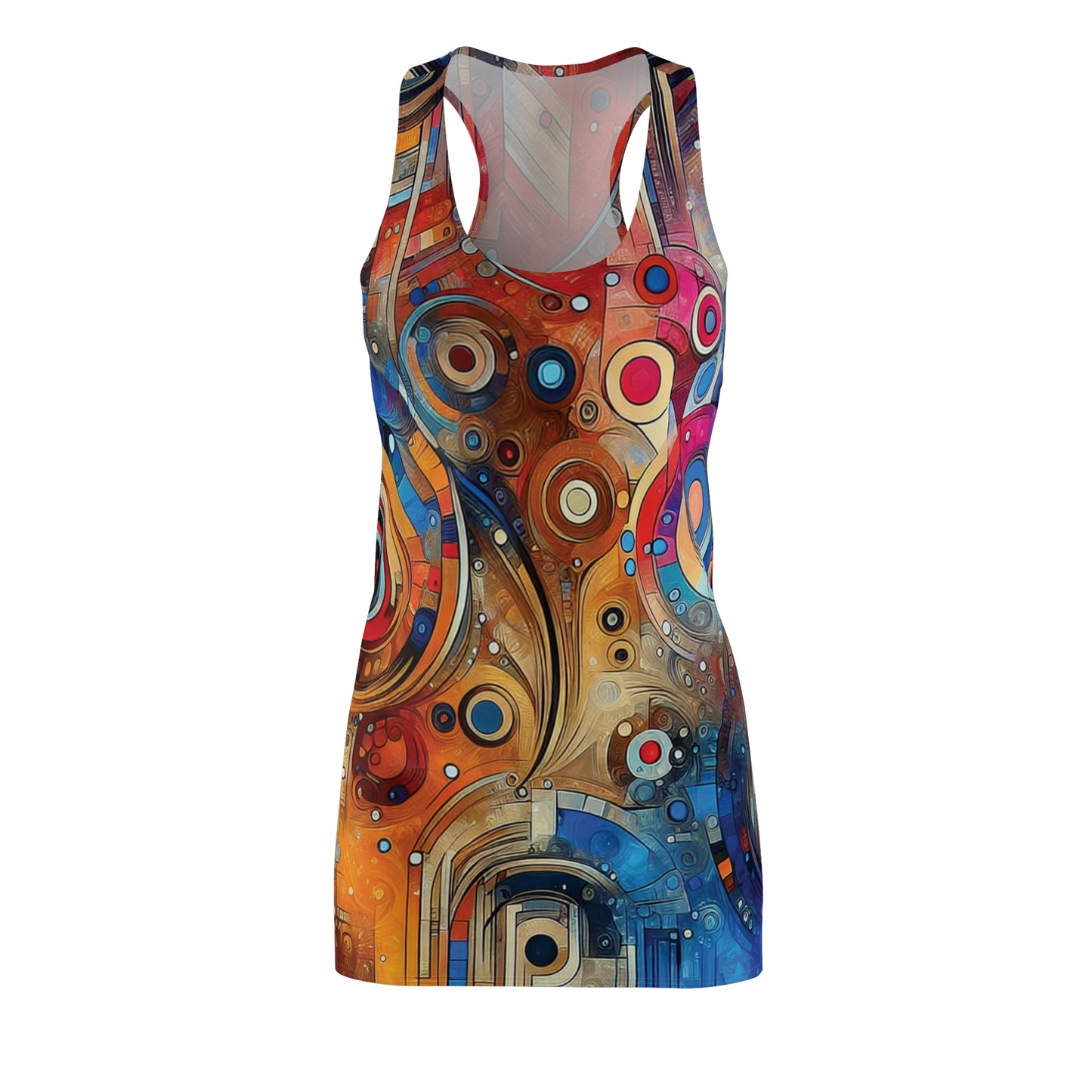 Women's Cut & Sew Racerback Dress (AOP)