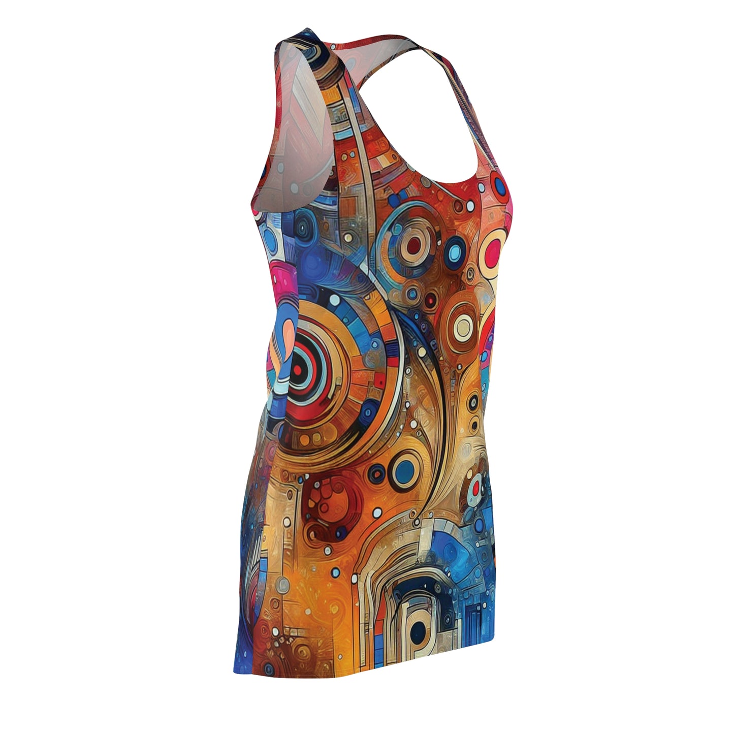 Women's Cut & Sew Racerback Dress (AOP)