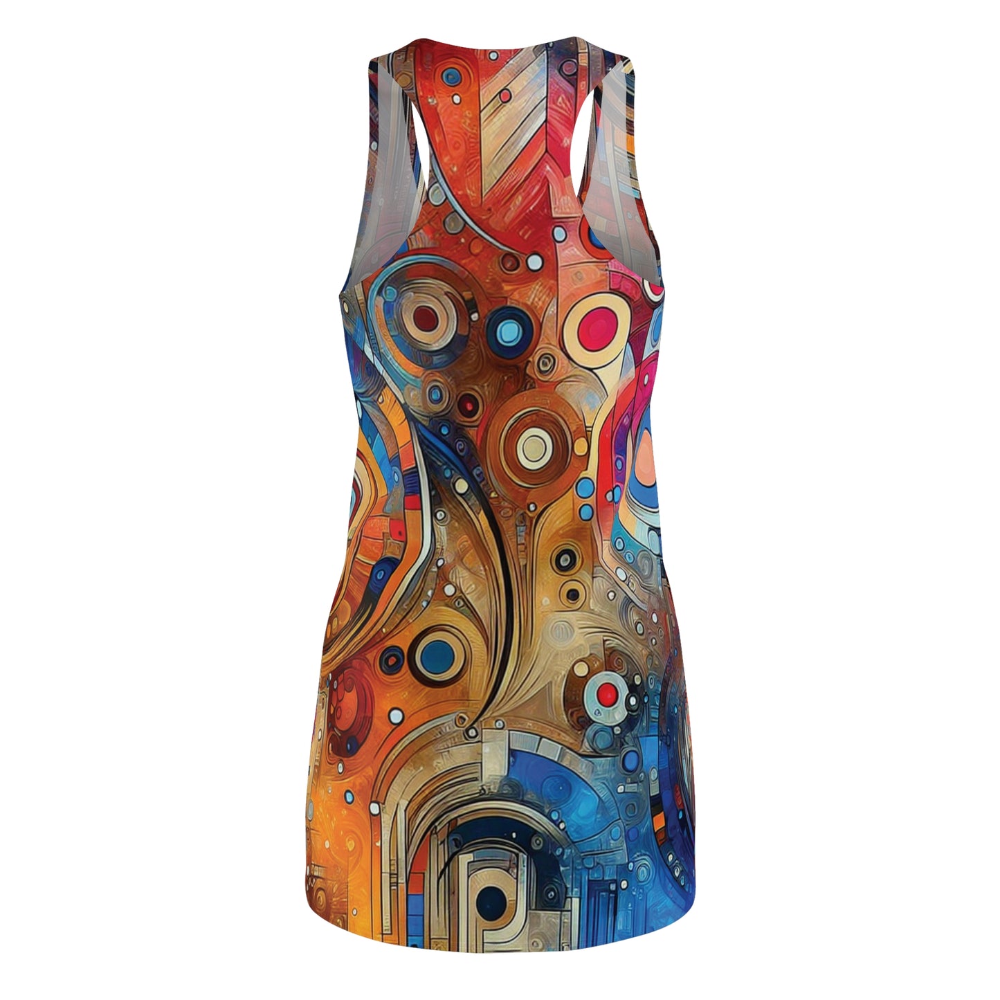 Women's Cut & Sew Racerback Dress (AOP)