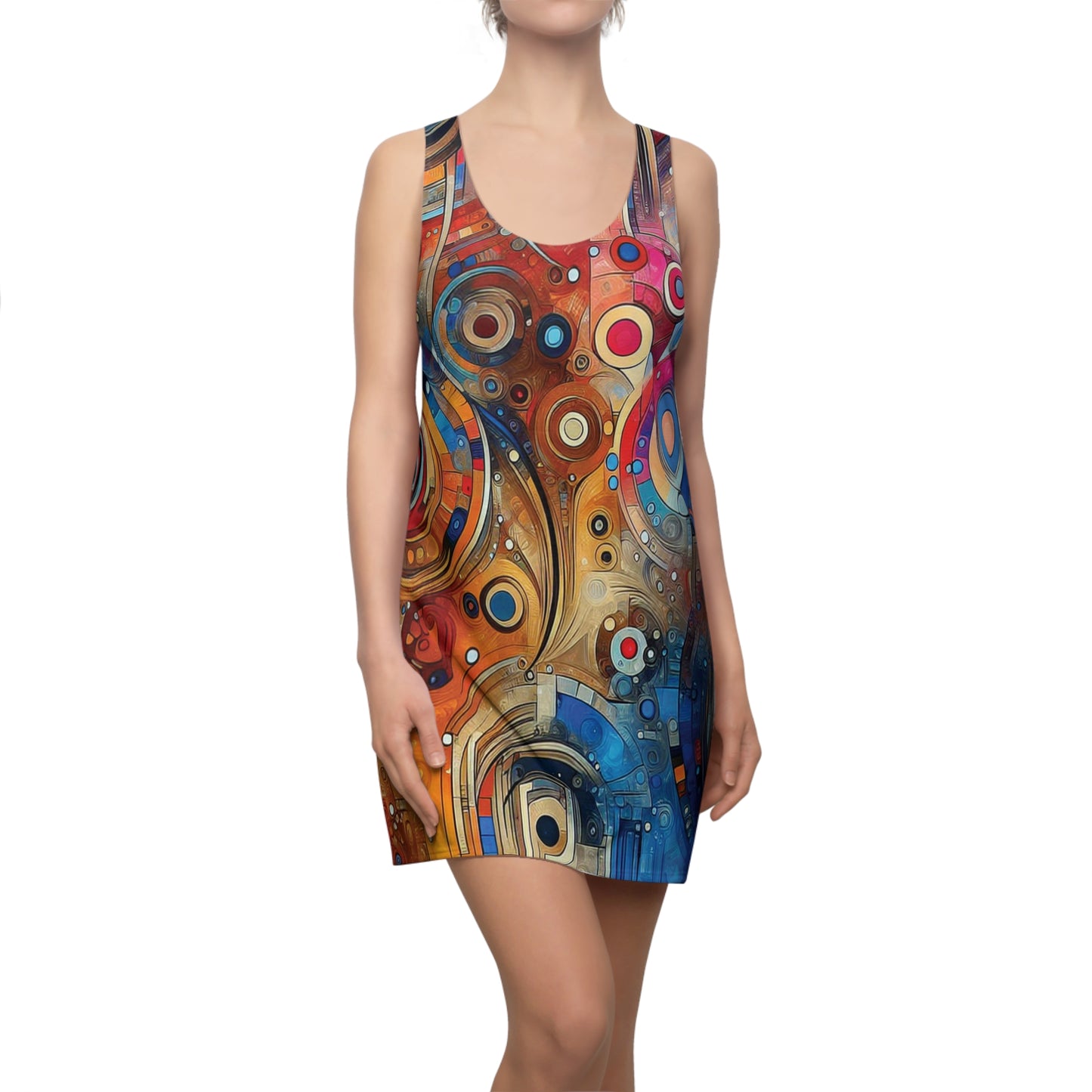 Women's Cut & Sew Racerback Dress (AOP)