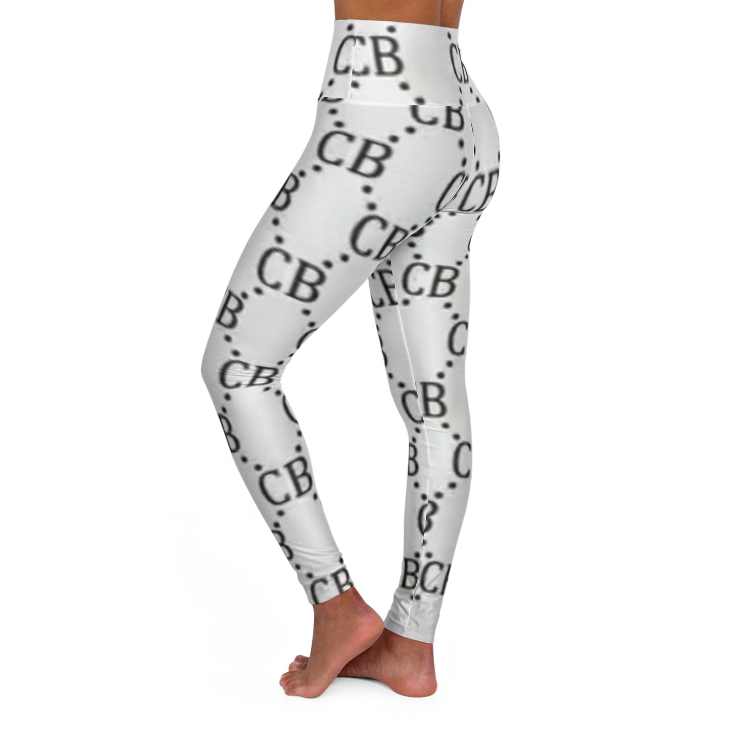 High Waisted Yoga Leggings (AOP)